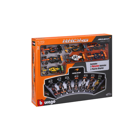 1:43 scale McLaren Deluxe Gift Set With Display Stand