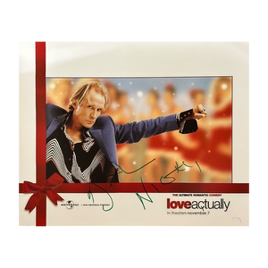 Bill Nighy Signed 10x8 Love Actually Poster Image