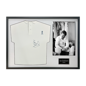 Ian Botham Signed England Shirt Classic Frame