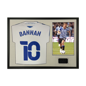 Barry Bannan Signed Sheffield Wednesday 21/22 Shirt Classic Frame
