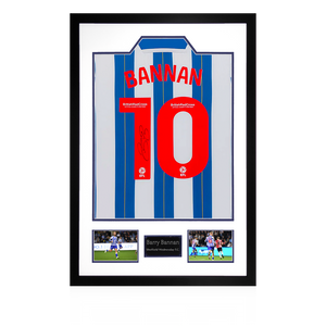 Barry Bannan Signed Sheffield Wednesday 23/24 Shirt Display