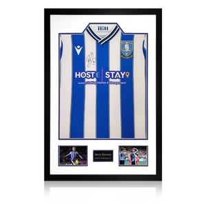 Barry Bannan Signed Sheffield Wednesday Shirt Premium Frame
