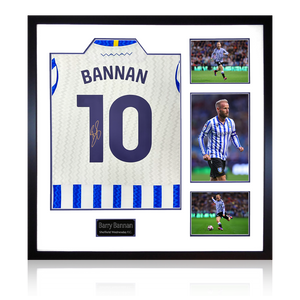 Barry Bannan Signed Sheffield Wednesday 24/25 Shirt Elite Frame