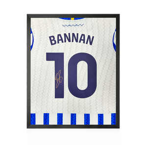 Barry Bannan Signed Sheffield Wednesday 24/25 Shirt Compact Frame
