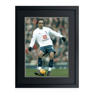 Dimitar Berbatov Signed Tottenham Hotspur Image Deluxe Mount Frame