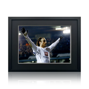 Dimitar Berbatov Signed Tottenham Hotspur Image Compact Frame