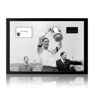 Bill Slater Signed Wolverhampton Wanderers Cut Iconic Frame