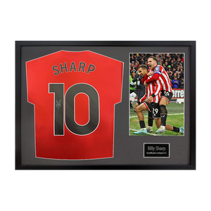 Billy Sharp Signed Sheffield United Shirt Classic Frame