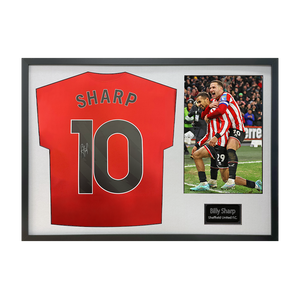 Billy Sharp Signed Sheffield United Shirt Classic Frame