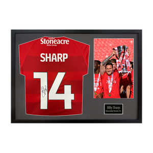 Billy Sharp Signed Doncaster Rovers Shirt Classic Frame