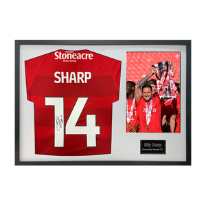 Billy Sharp Signed Doncaster Rovers Shirt Classic Frame