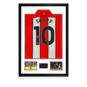 Billy Sharp Signed Sheffield United 23/24 Shirt Premium Frame
