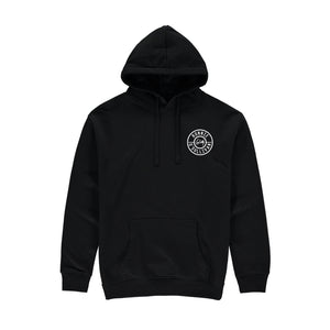 Retro Pocket Hoodie - Black/White