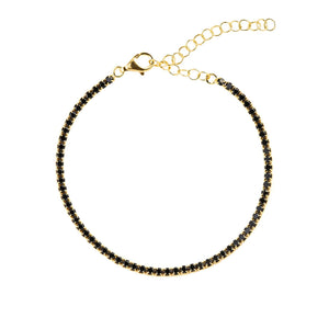 Baby Tennis Bracelet: Black