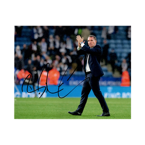 Brendan Rodgers Signed 10x8 Image