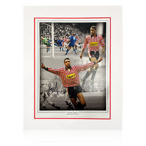 Brian Deane Signed Sheffield United Mount