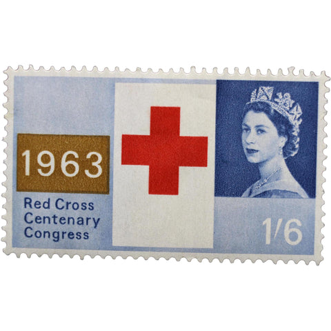 1963 Stamp United Kingdom 1 / 6 - British Shilling Elizabeth II Red Cross Centenary Congress