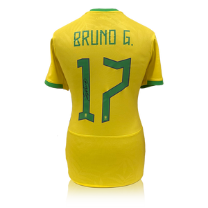 Bruno Guimarães Signed Brazil Shirt