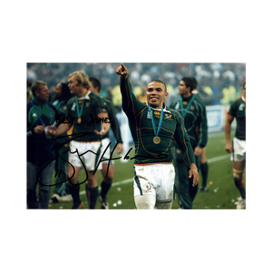 Bryan Habana Signed 12x8 Image