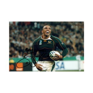 Bryan Habana Signed 12x8 Image