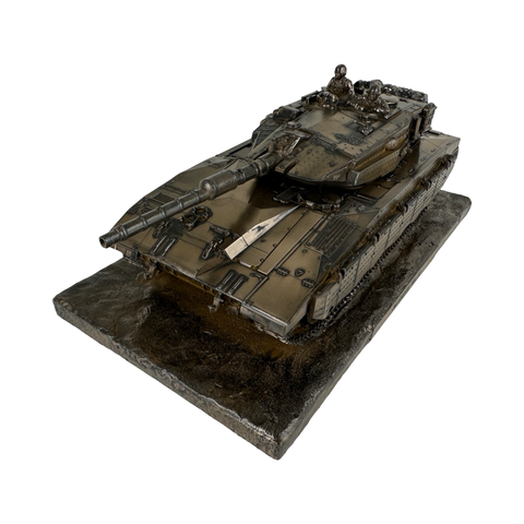 Israeli Makava Mk3 cold cast bronze military statue sculpture