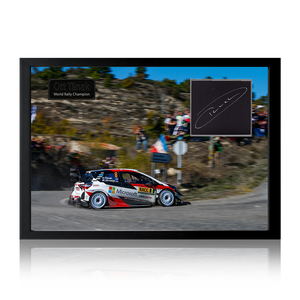 Ott Tanak Signed Rally Toyota Yaris WRC Iconic Frame #1
