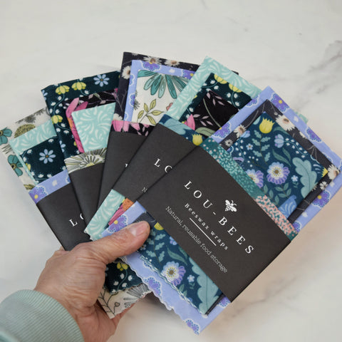 Seasonal Surprise Beeswax Wraps – 4 Pack