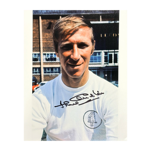 Jack Charlton Signed Leeds United 10x8 Image
