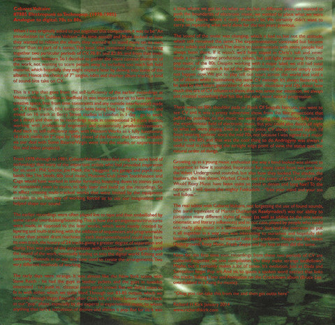 Cabaret Voltaire – #7885 (Electropunk To Technopop 1978 – 1985) – Mute