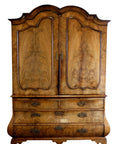 Cabinet - walnut wood and oak