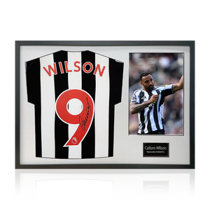 Callum Wilson Signed Newcastle United 22-23 Shirt Classic Frame