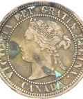 Canada Queen Victoria 1876 H One Cent Bronze Coin