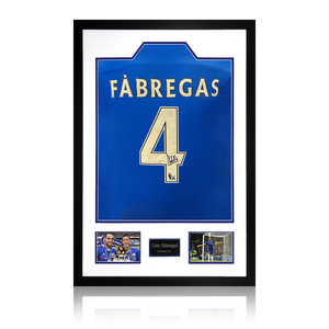 Cesc Fàbregas Signed Chelsea Shirt Premium Frame (ACG Cert)