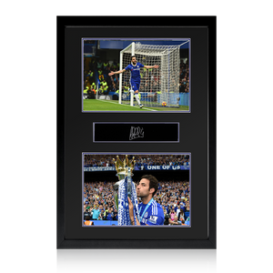 Cesc Fàbregas Signed Chelsea Plaque Iconic Frame
