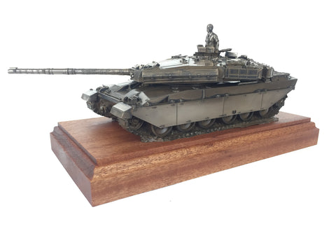 Challenger 1 Main Battle Tank Cold Cast Bronze Statue