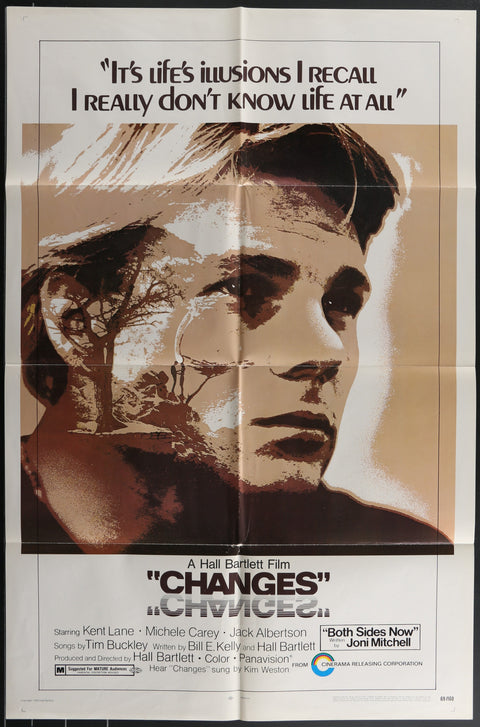 Affiche de film originale américaine (One Sheet) du film Changes (1969)