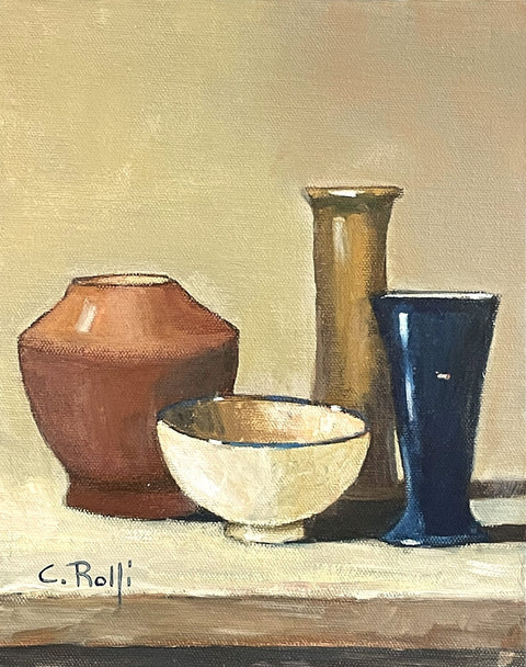 Claudio Rolfi (1960) - Composizione con scodella