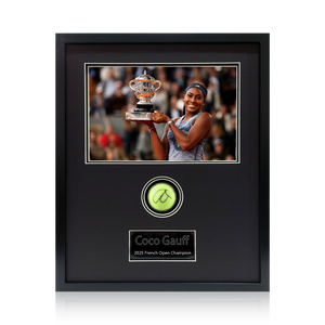 Coco Gauff Signed Tennis Ball Compact Frame (Beckett)