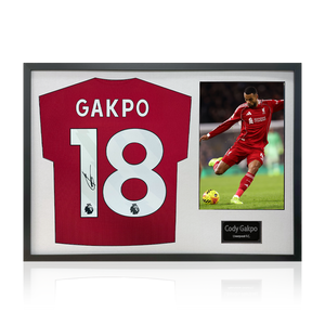 Cody Gakpo Signed Shirt Classic Frame (ACG Cert)
