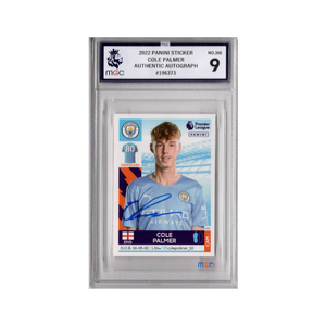 Cole Palmer Signed Manchester City Panini Rookie Sticker