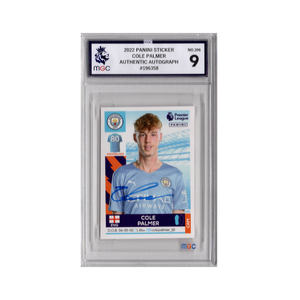 Cole Palmer Signed Manchester City Panini Rookie Sticker
