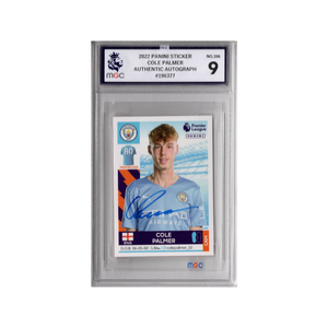 Cole Palmer Signed Manchester City Panini Rookie Sticker