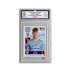 Cole Palmer Signed Manchester City Panini Rookie Sticker