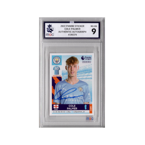 Cole Palmer Signed Manchester City Panini Rookie Sticker