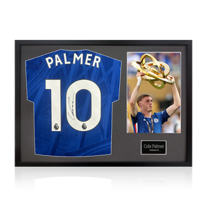 Cole Palmer Signed Chelsea Shirt Classic Frame