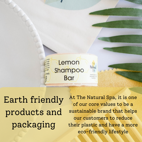 Lemon Shampoo Bar | Natural Hair Wash for All Hair Types | Vegan, Plastic-Free Hair Care