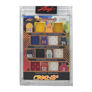 Leaf Crazy8s Kareem Abdul-Jabbar, Wilt Chamberlain, Patrick Ewing, Hakeem Olajuwon, David Robinson, Bill Walton, Ralph Sampson & Moses Malone 17/25