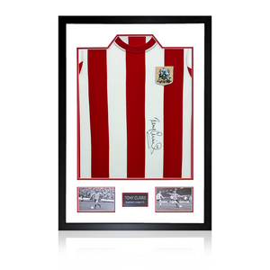 Tony Currie Signed Sheffield United Shirt Premium Frame