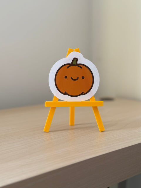 Cute Pumpkin Sticker | Halloween Vinyl Laptop Sticker