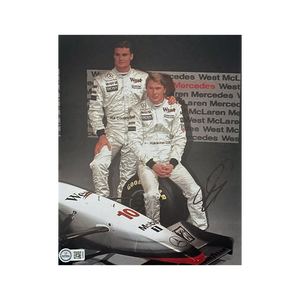 David Coulthard Signed Formula One 10x8 Image (AFTAL Authenticated)
